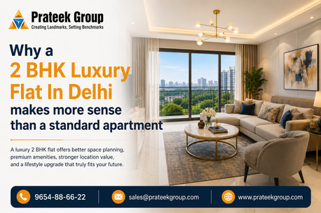 New Delhi, Real Estate, Why A 2 BHK Luxury Flat In Delhi Makes More Sense Than A Standard Apartment