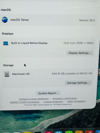 Riyadh, Computers, SAR 5200,  MacBook Air M5 2026 13.6"