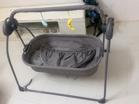 Hara, Baby & Kid Stuff, SAR 250,  Electric Baby Crib & Electric Baby Swing (Excellent Condition)