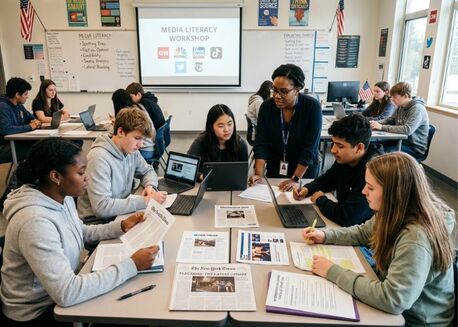 New York, Business, Building Critical Thinking Through Media Literacy