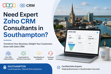 Southampton, Web Design & Development, Need Expert Zoho CRM Consultants In Southampton?