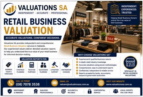 Sydney, Real Estate, Retail Business Valuation &ndash; Independent Business Valuation Experts In Adelaide