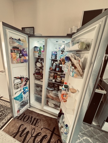 Al Arid, Household Items, SAR 900,  Panasonic 2-door Refrigerator / Freezer