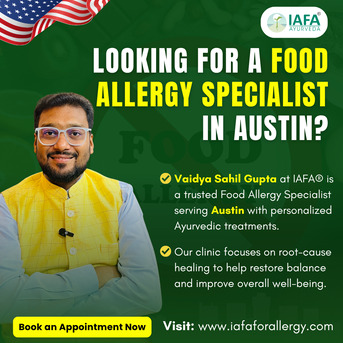 Austin, Health & Beauty Items, Food Allergy Specialist In Austin | Personalized Ayurvedic Allergy Care | IAFA Ayurveda