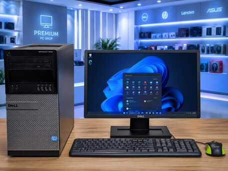 Manama, Computers, BHD 75,  Dell Core I5 -Computer Set Speed 3.30Ghz 16GB RAM | 256GB SSD Win 10 Pro 19