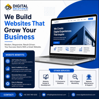 Islamabad, Marketing, WE BUILD WEBSITES THAT GROW YOUR BUSINESS 🌐
