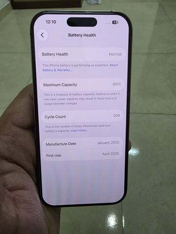 Riyadh, Electronics, SAR 3000,  IPhone 16pro 256gb Desert Titanium