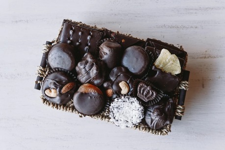 New York, Food, USD 70,  Luxury Vegan Chocolate Gift Baskets