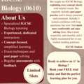 Online Tutor- Biology- IGCSE/Olevel/Alevel- Free Demo