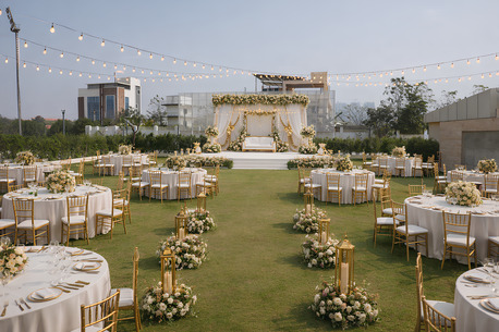 Hyderabad, General, Outdoor Luxury Convention Hall In Hyderabad