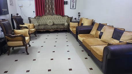 Al Rawdah, Furniture, SAR 1450,  10 Seater Sofa - Mint Condition