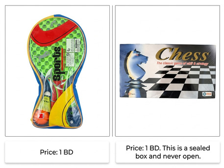 Juffair, Toys & Games, BHD 2,  Tennis And Chess For Kids