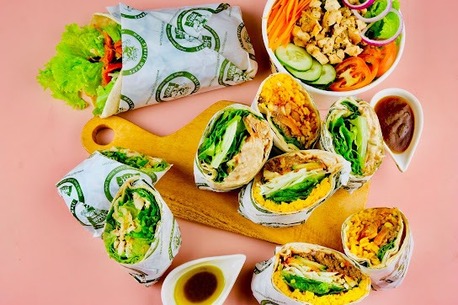 Manila, Restaurants, Wall Street Wraps