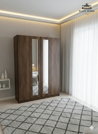 Jeddah, Furniture, SAR 1,  Brand New Wooden 4 Door Wardrobes Are Available With Best Quaility At Low Prices