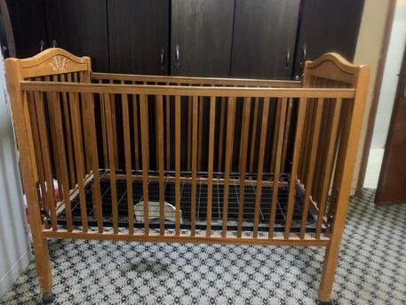 Dammam, Baby & Kid Stuff, SAR 180,  Baby Stroller (Juniors) - Wooden Portable Crib (Juniors) -  Baby Food High Chair (Joie)