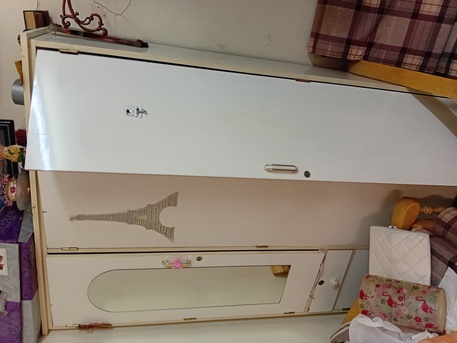 Riyadh, Furniture, SAR 150,  Farniture Item.Furnitur In Good Conditio Dubble Bed 150,wardroop