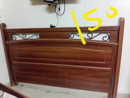 Riyadh, Furniture, SAR 150,  Farniture Item.Furnitur In Good Conditio Dubble Bed 150,wardroop