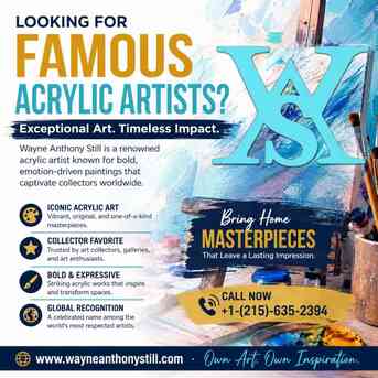 New York, Books, USD 80,  Famous Acrylic Artists &ndash; Discover Timeless Masterpieces