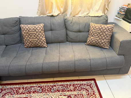 Al Malaz, Household Items, SAR 100,  Urgent Sales - L Shaped Sofa Ready To Use