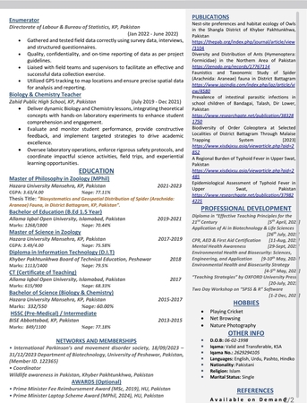 Riyadh, Job Seekers, Biology/Science Teacher (Biology Educator)