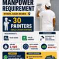 🎨 URGENT MANPOWER REQUIREMENT – RIYADH 🎨  POCC Is Urgently Looking For:  👷 30 Painters