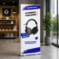 INR 1,  Custom Roll Up Standees