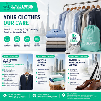 Dubai, Cleaning, Dry Cleaning Service Downtown Dubai | Creek Harbour Laundry