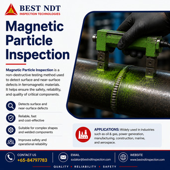 Singapore, Business, Benefits Of Magnetic Particle Inspection In Industrial Maintenance