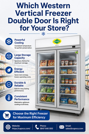 Kerala, Electronics, Which Western Vertical Freezer Double Door Is Right For Your Store?
