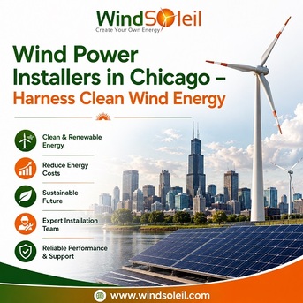 Chicago, Household, Wind Power Installers In Chicago &ndash; Harness Clean Wind Energy