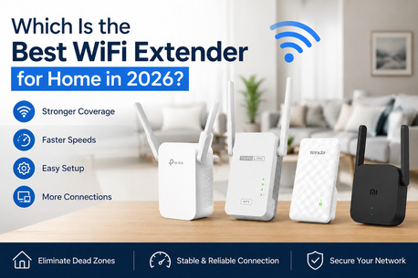 New Delhi, Electronics, INR 7200,  Which Is The Best WiFi Extender For Home In 2026?
