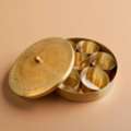 INR 1829,  Kitchen Masala Box &ndash; Buy Peepul Tree's Premium Brass Kitchen Masala Boxes Online