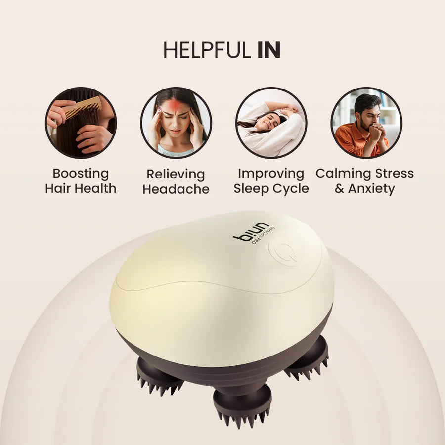 Ahmedabad, Health & Beauty Items, INR 1299,  Scalp Massager For Hair Growth & Stress Relief Tool