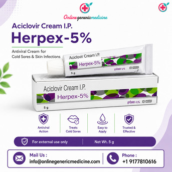 New York, Health, Herpex Cream- Aciclovir Herpex For Herpes Infection Relief By OnlineGenericMedicine