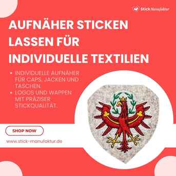 Berlin, Business, Aufnäher Sticken Lassen Für Individuelle Textilien