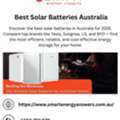 Which Is The Best Solar Battery Australia Offers In 2026?