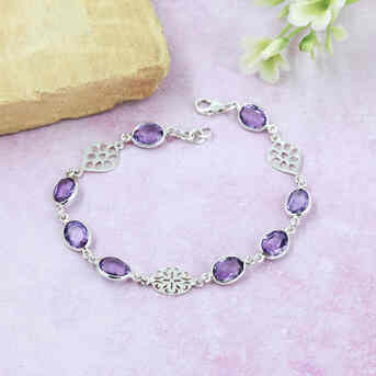 Jaipur, Jewelry, INR 10100,  Buy Now Everyday Wear Silver Bracelets Online