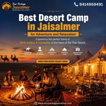 Mumbai, Travel, Best Desert Camp In Jaisalmer For Adventure And Relaxation