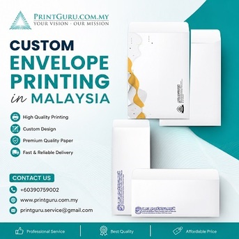 Kuala Lumpur, Printing, Upgrade Your Business Branding With Premium Custom Envelopes