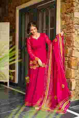 Jaipur, Clothing & Accessories, INR 12000,  Buy Idaho Dastaan Yellow Maxi Set Online