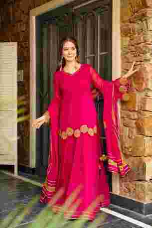 Jaipur, Clothing & Accessories, INR 12000,  Buy Idaho Dastaan Yellow Maxi Set Online