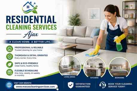 Toronto, Cleaning, Residential Cleaning Services Ajax | Professional Home Cleaning Solutions