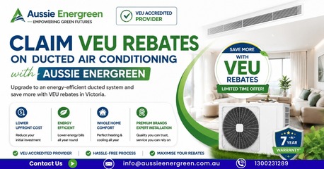 Sydney, Electronics, AUD 5999,  Claim Your VEU Rebates On Ducted Air Conditioning Today