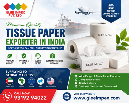 Mumbai, Business, Tissue Paper Exporter In India &ndash; Bulk Supply Worldwide | Gleeimpex