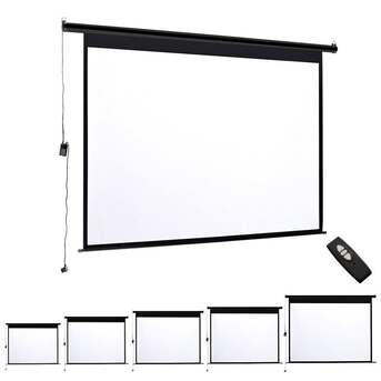 Manama, Electrical & Plumbing, BHD 30,  Projector Screens With Tripod Stand & Wall-Mounted &ndash; All Sizes Available | Call / WhatsApp