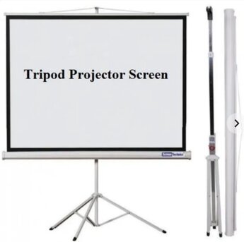 Manama, Electrical & Plumbing, BHD 30,  Projector Screens With Tripod Stand & Wall-Mounted &ndash; All Sizes Available | Call / WhatsApp