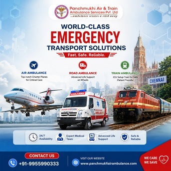 Chennai, Health, Panchmukhi Low Cost Air Ambulance In Chennai- Gets Access To Cost-Effective Service