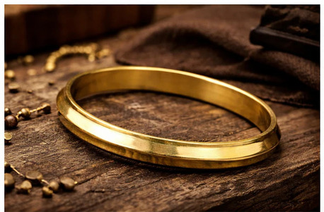 Punjab, Jewelry, Stylish Brass Kada For Men & Women | Punjabi Traditional Fashion Bracelet