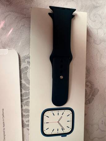 Riyadh, Watches, SAR 800,  45mm Apple Watch 7 Series (gps) For Sale 98% Battery Health (excellent Condition) Price 80