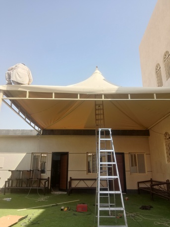 Riyadh, Construction, للحدادة و المونيم،الذجاج